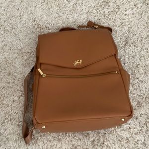 Freshly picked diaper bag.